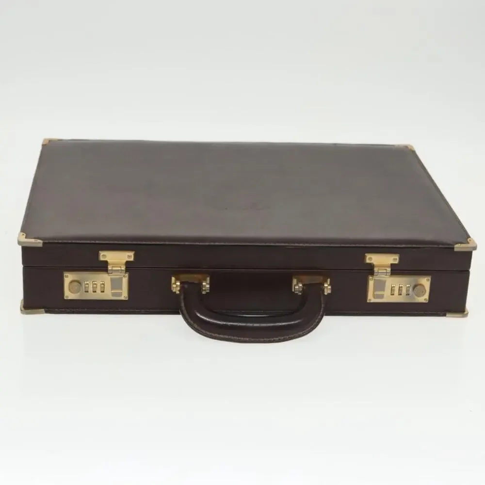 LOEWE Anagram Trunk Leather Brown